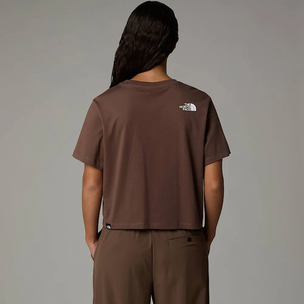 Shop The North Face T-shirt Court Simple Dome Pour Femme Smokey Brown