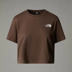 Shop The North Face T-shirt Court Simple Dome Pour Femme Smokey Brown