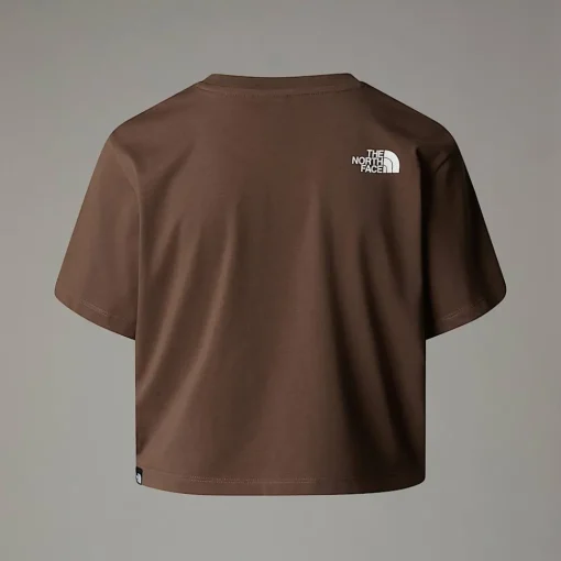 Shop The North Face T-shirt Court Simple Dome Pour Femme Smokey Brown