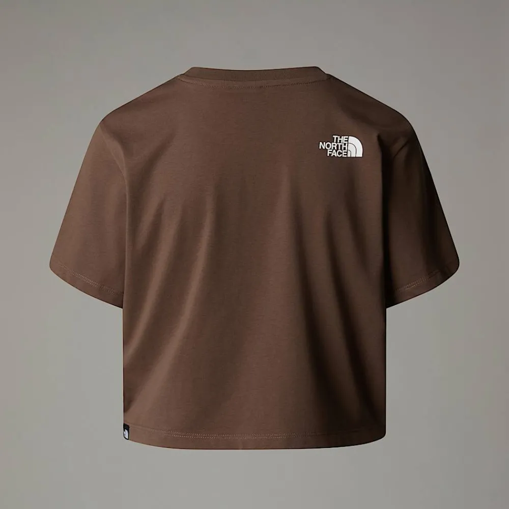 Shop The North Face T-shirt Court Simple Dome Pour Femme Smokey Brown