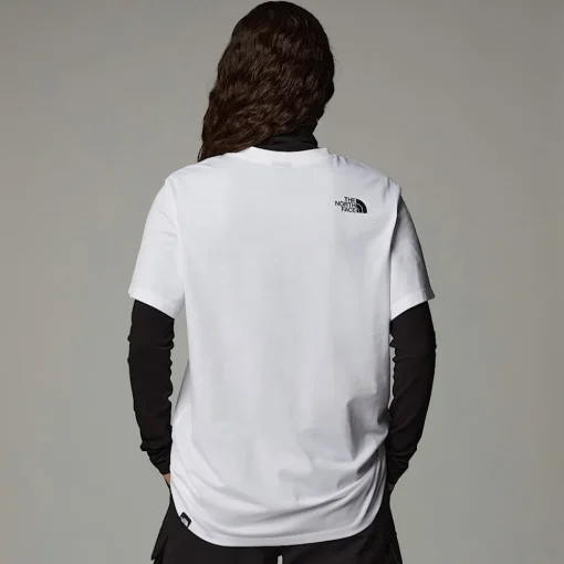 Store The North Face T-shirt Décontracté Fine Pour Femme TNF White