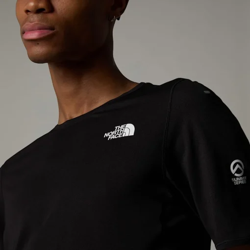 Hot The North Face T-shirt De Course Summit High Trail Run Pour Homme TNF Black