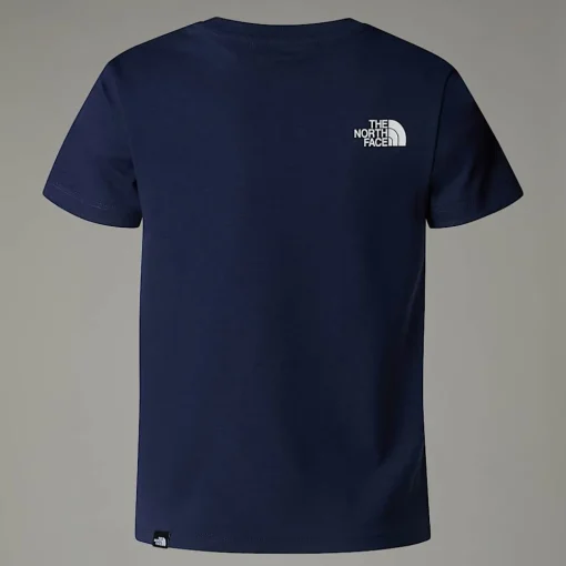 Store The North Face T-shirt Easy Pour Garçon Summit Navy