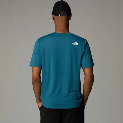 Discount The North Face T-shirt Foundation Mountain Pour Homme MALLARD BLUE
