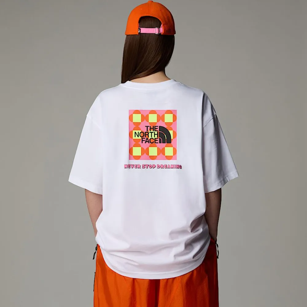 Shop The North Face T-shirt Graphic Box TNF X Yinka Ilori Unisexe TNF White