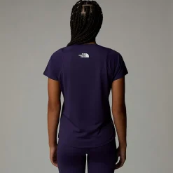 New The North Face T-shirt Lightbright Pour Femme Eternal Purple