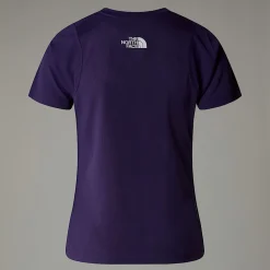 New The North Face T-shirt Lightbright Pour Femme Eternal Purple