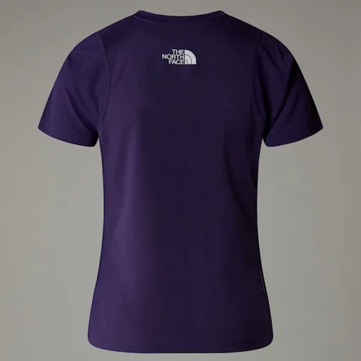 New The North Face T-shirt Lightbright Pour Femme Eternal Purple