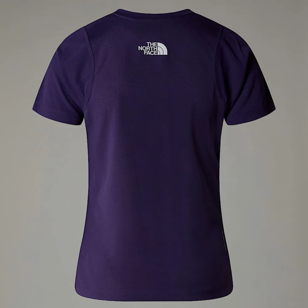 New The North Face T-shirt Lightbright Pour Femme Eternal Purple