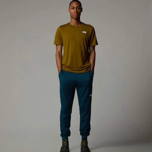 Discount The North Face T-shirt Manches Longues à Col Zippé 24/7 Pour Homme Moss Green