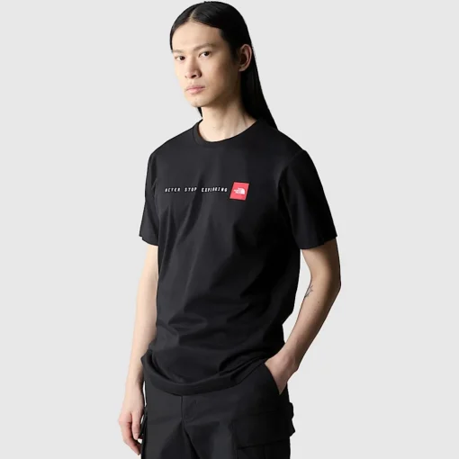 New The North Face T-shirt Never Stop Exploring Pour Homme TNF Black