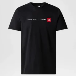 New The North Face T-shirt Never Stop Exploring Pour Homme TNF Black