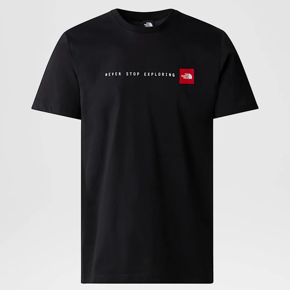 New The North Face T-shirt Never Stop Exploring Pour Homme TNF Black