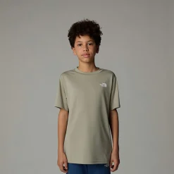 Flash Sale The North Face T-shirt Reaxion Pour Garçon Clay Grey