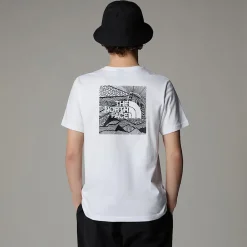 New The North Face T-shirt Redbox Celebration Pour Homme TNF White