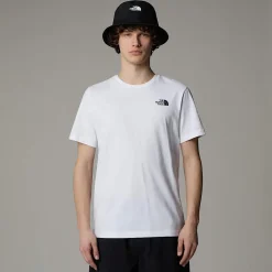 New The North Face T-shirt Redbox Celebration Pour Homme TNF White