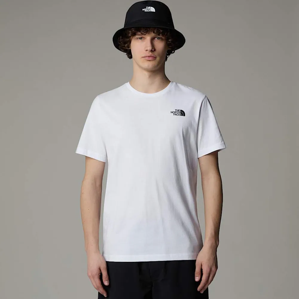 New The North Face T-shirt Redbox Celebration Pour Homme TNF White