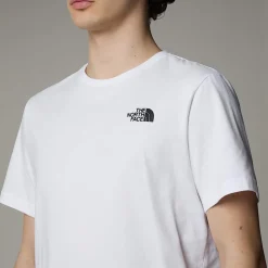 New The North Face T-shirt Redbox Celebration Pour Homme TNF White