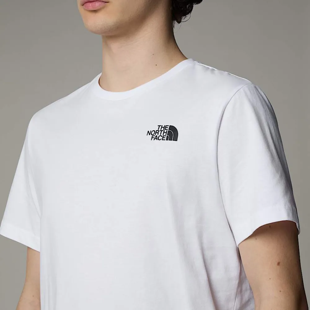 New The North Face T-shirt Redbox Celebration Pour Homme TNF White