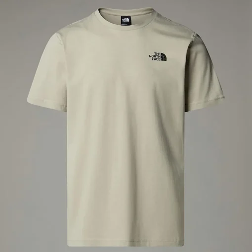 Shop The North Face T-shirt Redbox Graphic Pour Homme Clay Grey-TNF Black 3D Summit Mesh Print
