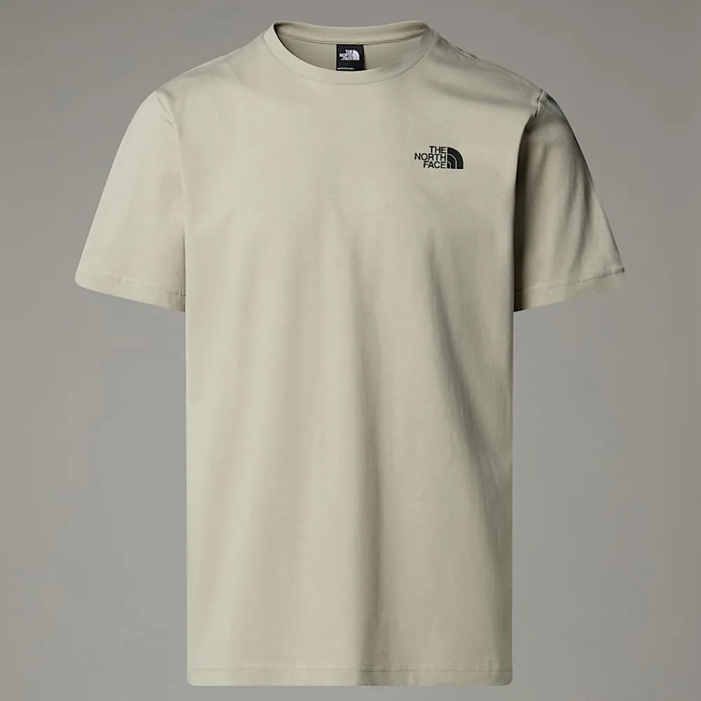 Shop The North Face T-shirt Redbox Graphic Pour Homme Clay Grey-TNF Black 3D Summit Mesh Print