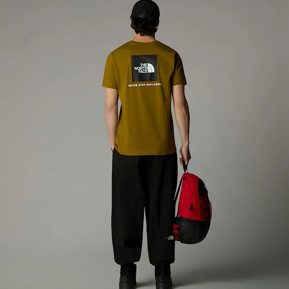 Outlet The North Face T-shirt Redbox Pour Homme Moss Green-TNF Black