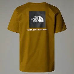 Outlet The North Face T-shirt Redbox Pour Homme Moss Green-TNF Black