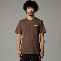 Flash Sale The North Face T-shirt Simple Dome Pour Homme Smokey Brown