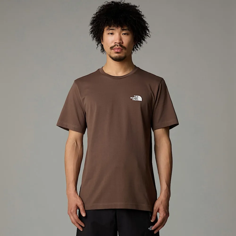 Flash Sale The North Face T-shirt Simple Dome Pour Homme Smokey Brown