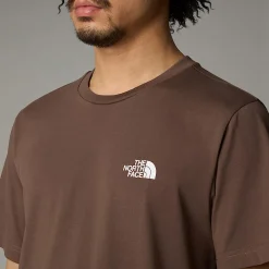 Flash Sale The North Face T-shirt Simple Dome Pour Homme Smokey Brown