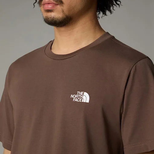 Flash Sale The North Face T-shirt Simple Dome Pour Homme Smokey Brown