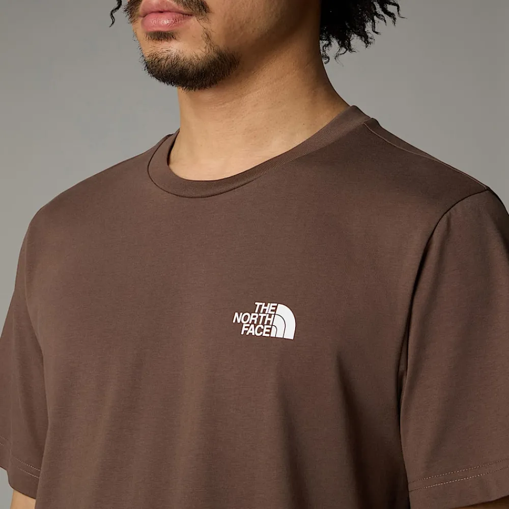 Flash Sale The North Face T-shirt Simple Dome Pour Homme Smokey Brown
