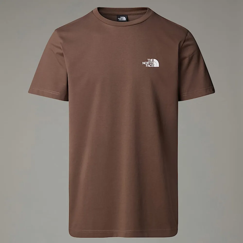 Flash Sale The North Face T-shirt Simple Dome Pour Homme Smokey Brown