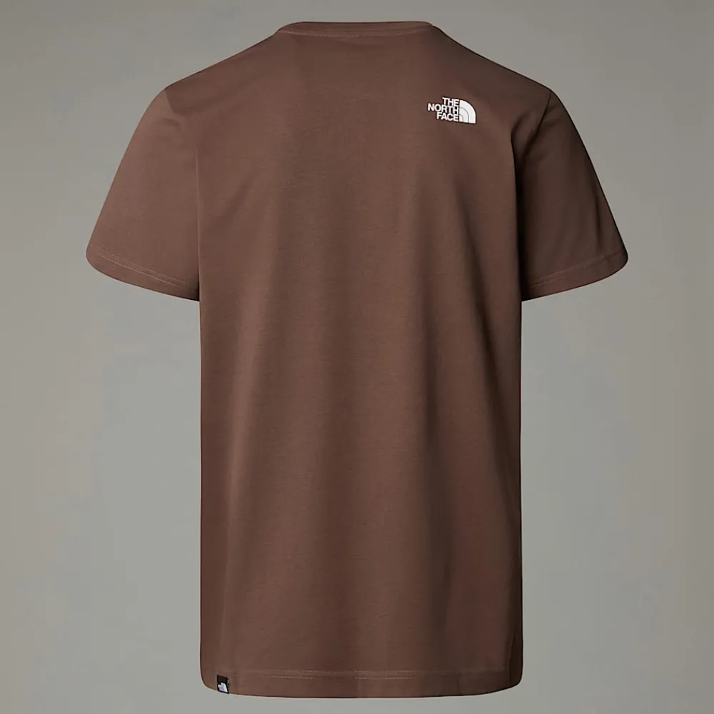 Flash Sale The North Face T-shirt Simple Dome Pour Homme Smokey Brown
