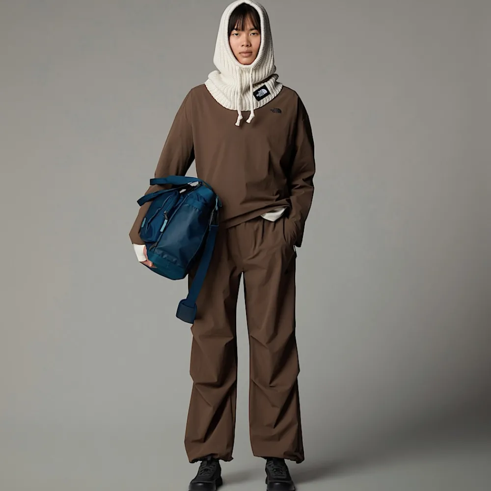 Online The North Face T-shirt Tissé à Manches Longues Pour Femme Smokey Brown