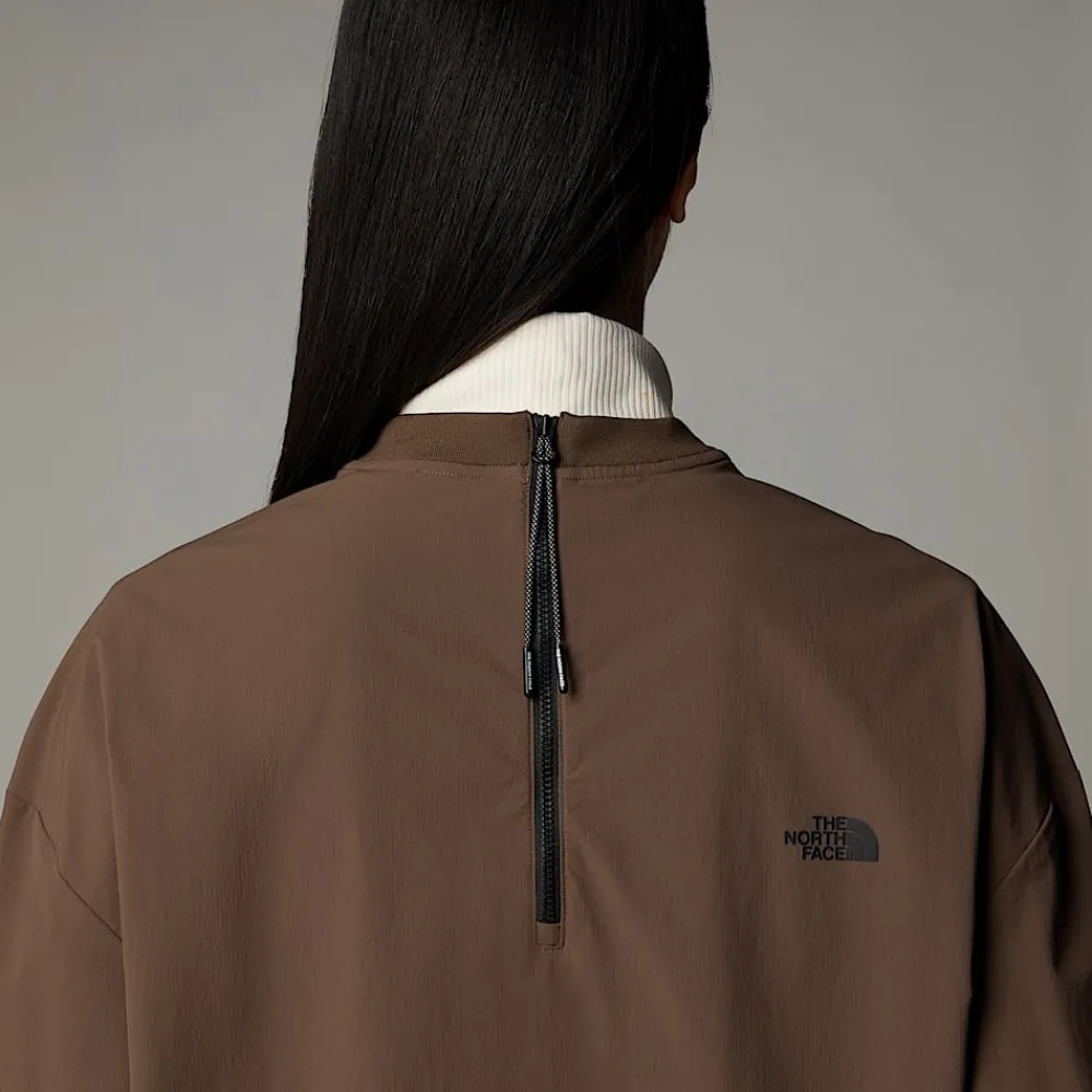 Online The North Face T-shirt Tissé à Manches Longues Pour Femme Smokey Brown