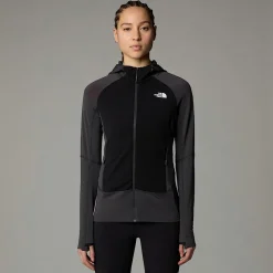 Discount The North Face Veste à Capuche Bolt Polartec® Power Grid™ Pour Femme Asphalt Grey-TNF Black-NPF