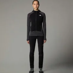 Discount The North Face Veste à Capuche Bolt Polartec® Power Grid™ Pour Femme Asphalt Grey-TNF Black-NPF