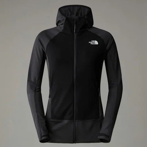 Discount The North Face Veste à Capuche Bolt Polartec® Power Grid™ Pour Femme Asphalt Grey-TNF Black-NPF