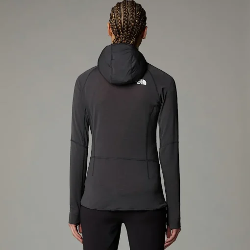 Discount The North Face Veste à Capuche Bolt Polartec® Power Grid™ Pour Femme Asphalt Grey-TNF Black-NPF