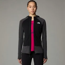 Discount The North Face Veste à Capuche Bolt Polartec® Power Grid™ Pour Femme Asphalt Grey-TNF Black-NPF