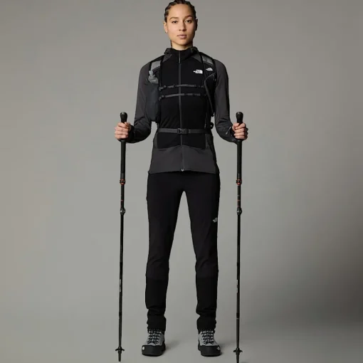 Discount The North Face Veste à Capuche Bolt Polartec® Power Grid™ Pour Femme Asphalt Grey-TNF Black-NPF