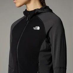 Discount The North Face Veste à Capuche Bolt Polartec® Power Grid™ Pour Femme Asphalt Grey-TNF Black-NPF