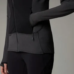 Discount The North Face Veste à Capuche Bolt Polartec® Power Grid™ Pour Femme Asphalt Grey-TNF Black-NPF