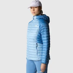 Hot The North Face Veste à Capuche En Duvet Bettaforca Pour Femme Steel Blue-Indigo Stone