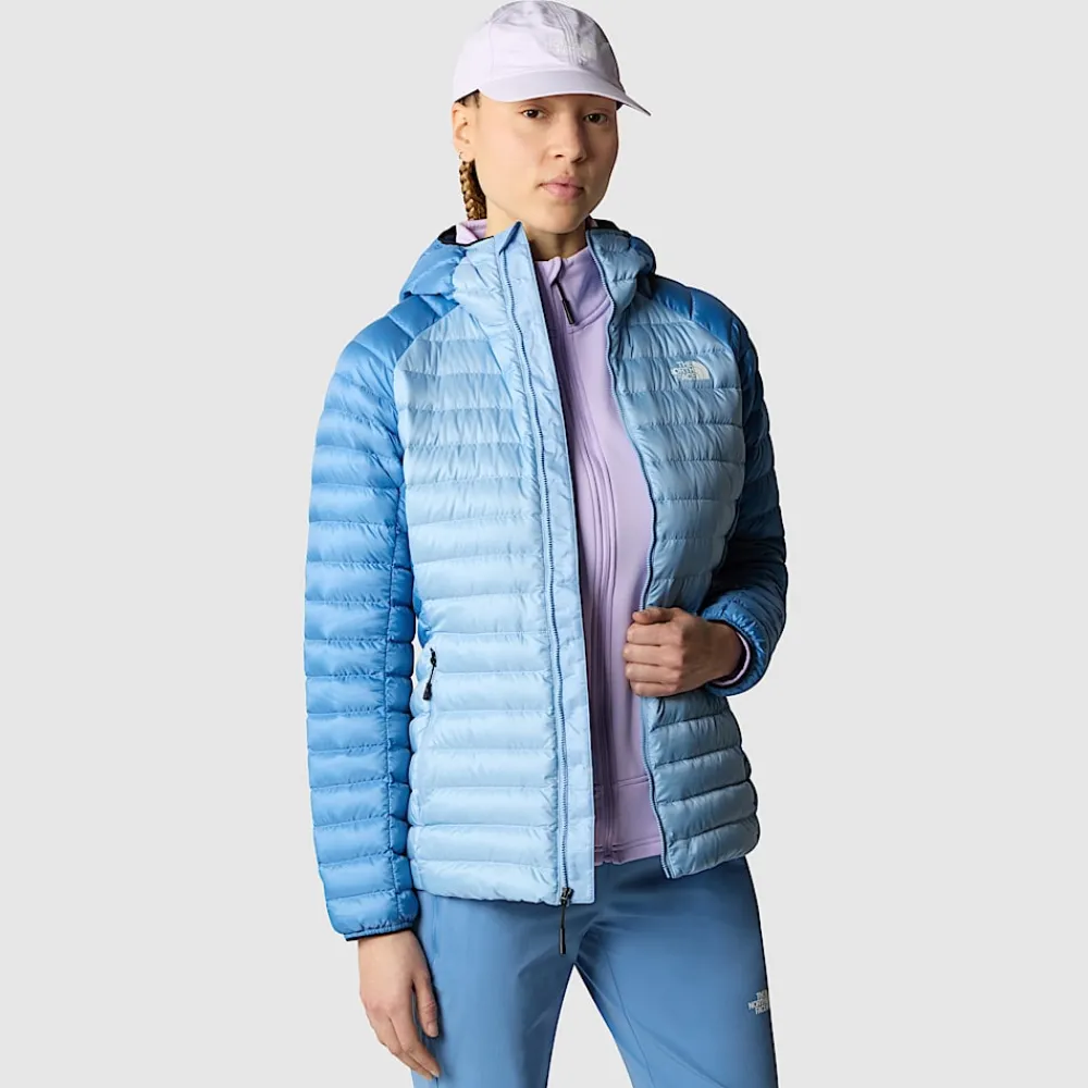 Hot The North Face Veste à Capuche En Duvet Bettaforca Pour Femme Steel Blue-Indigo Stone