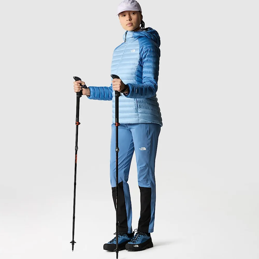 Hot The North Face Veste à Capuche En Duvet Bettaforca Pour Femme Steel Blue-Indigo Stone