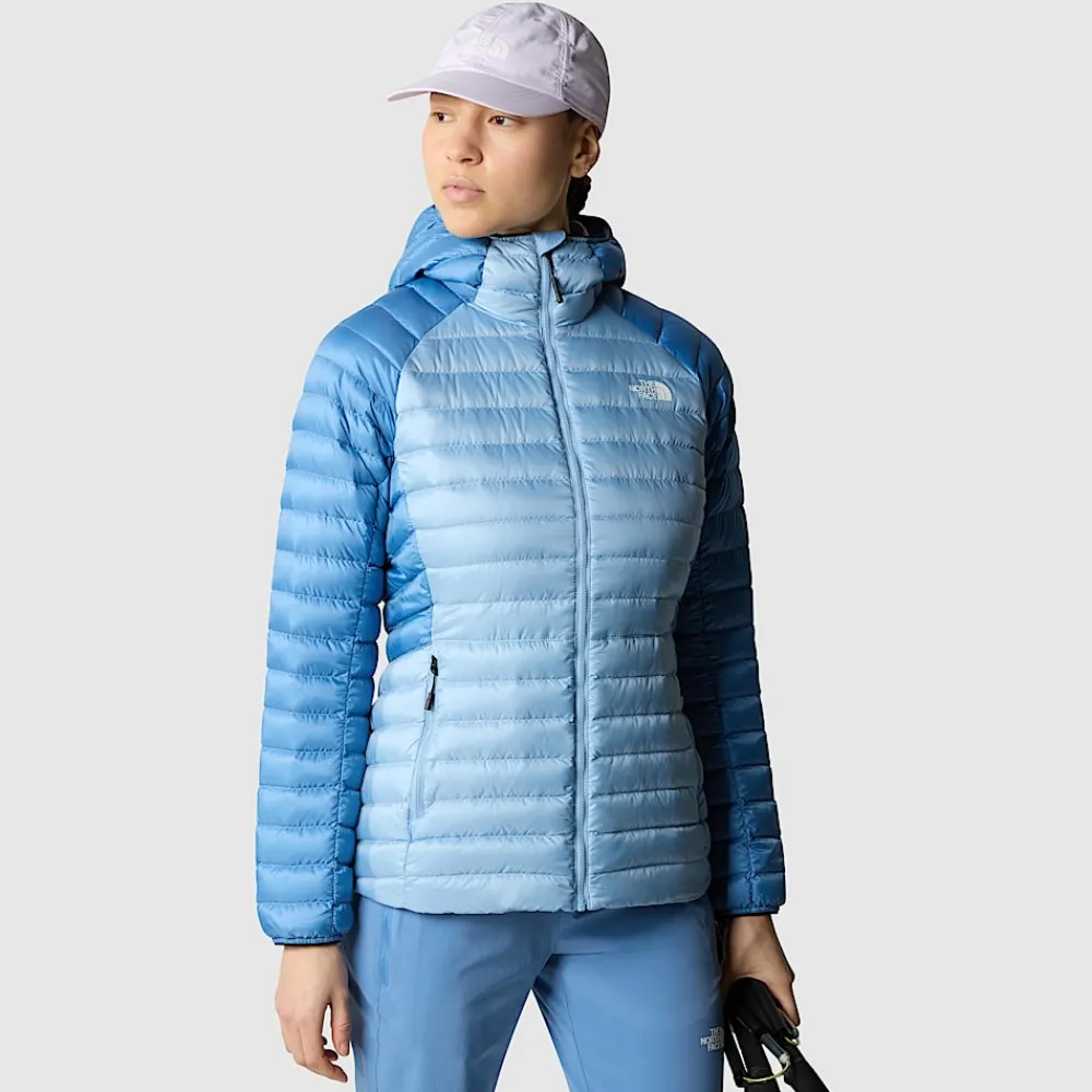 Hot The North Face Veste à Capuche En Duvet Bettaforca Pour Femme Steel Blue-Indigo Stone