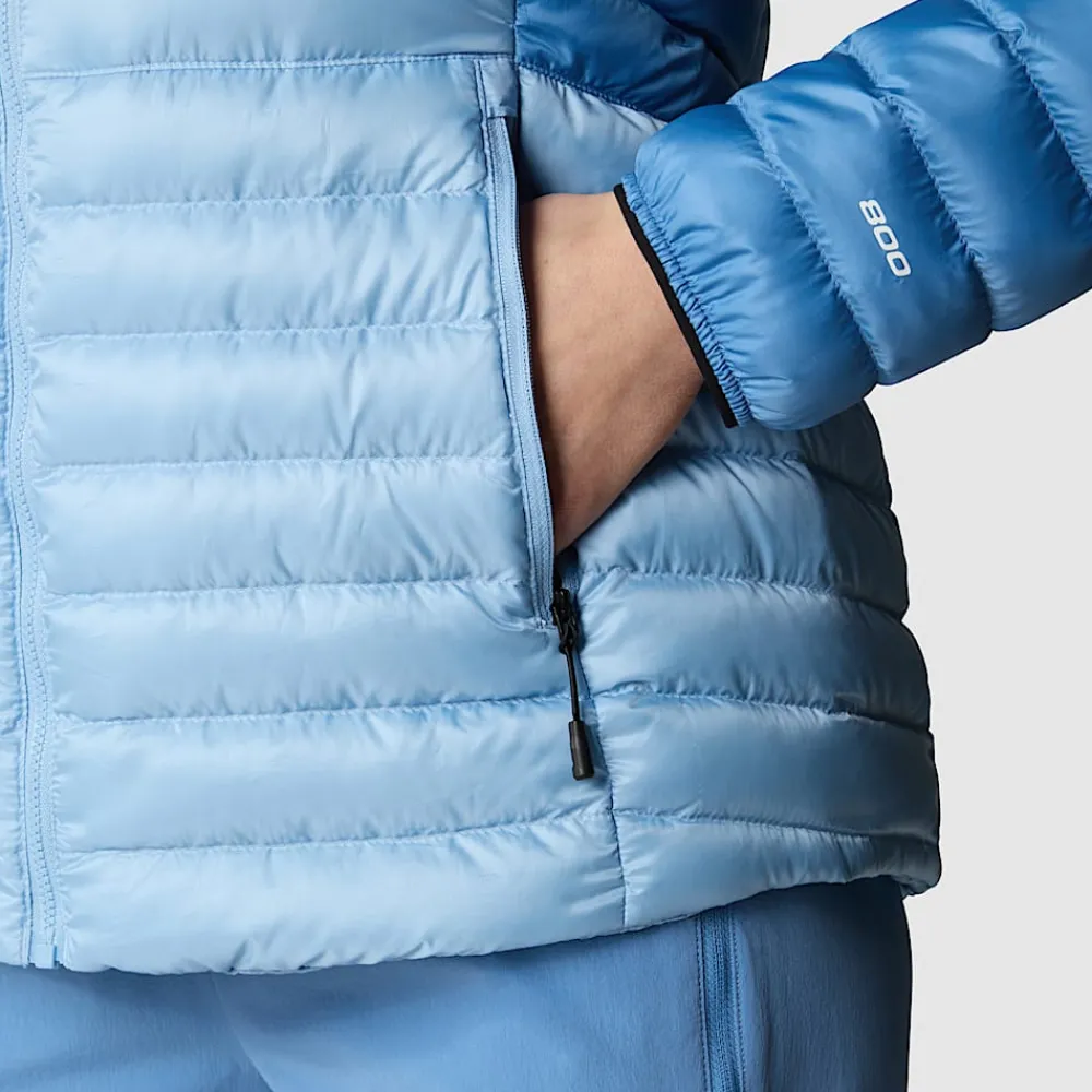 Hot The North Face Veste à Capuche En Duvet Bettaforca Pour Femme Steel Blue-Indigo Stone