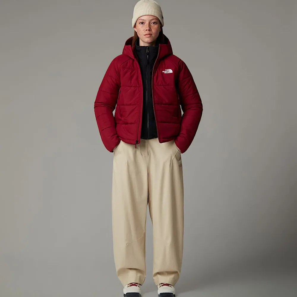 Store The North Face Veste à Capuche Et Isolation Synthétique Design Circulaire Pour Femme Beetroot